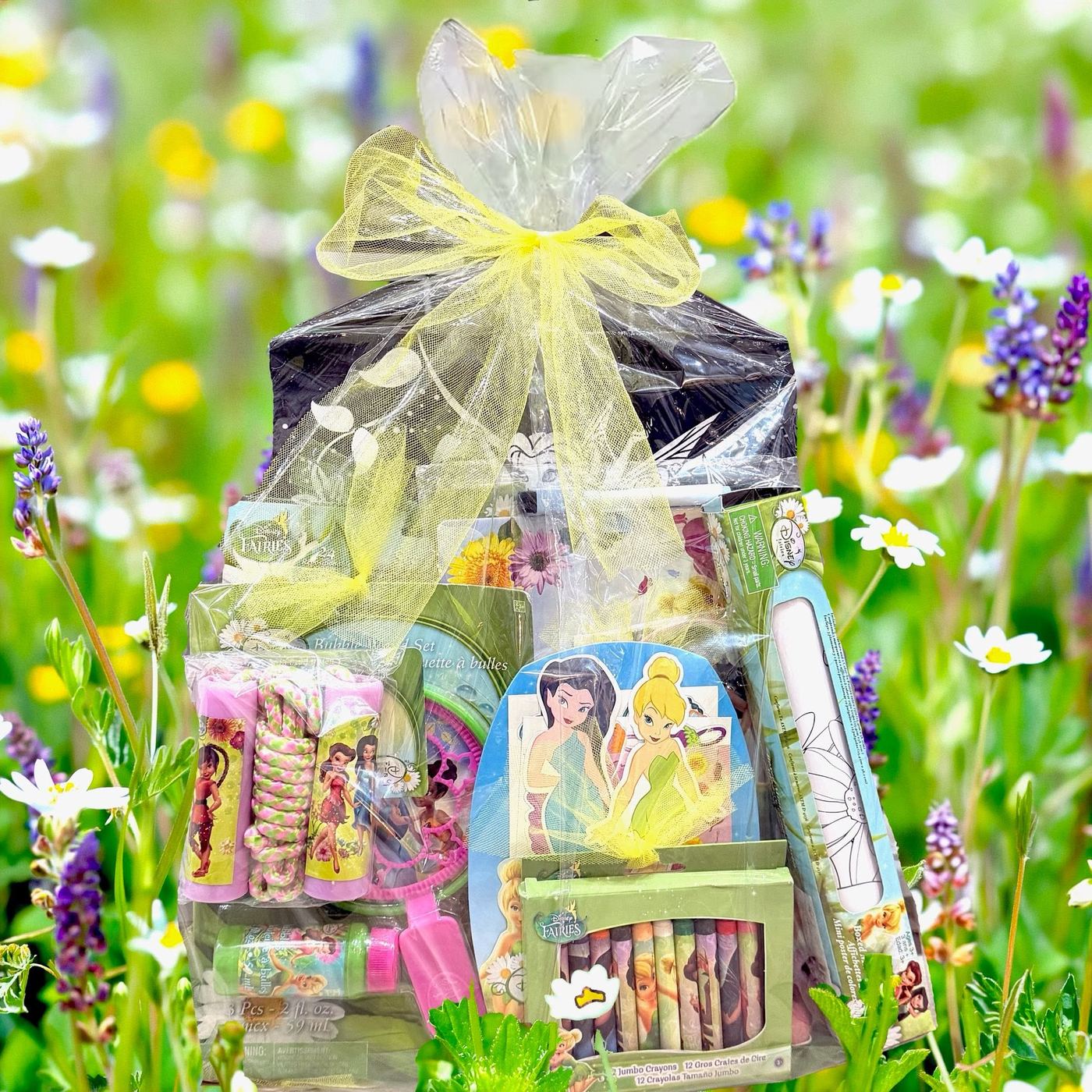 Tinker Bell themed gift bag made and filled by Creative Moments at Junction Boutique in Atlantic Highlands, New Jersey